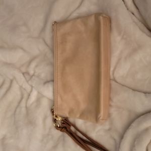 Tan HOBO wristlet
